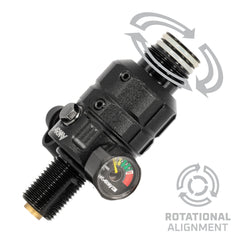 Turbine Pro Regulator - Adjustable & Rotational - Black