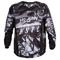 YOUTH HSTL LINE JERSEY - CHARCOAL - BLACK/GREY