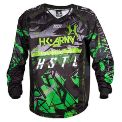 YOUTH HSTL LINE JERSEY - SLIME - GREEN/BLACK