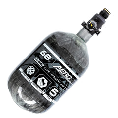 AeroLite Carbon Fiber Tank - 68ci / 4500psi - Clear