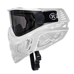 HSTL SKULL GOGGLE "GHOST" - WHITE W/ SMOKE LENS