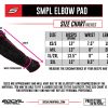 SMPL Elbow Pads, Black Red