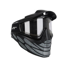 JT Flex 8 Black/Grey Paintball Mask w/ Clear Thermal Lens
