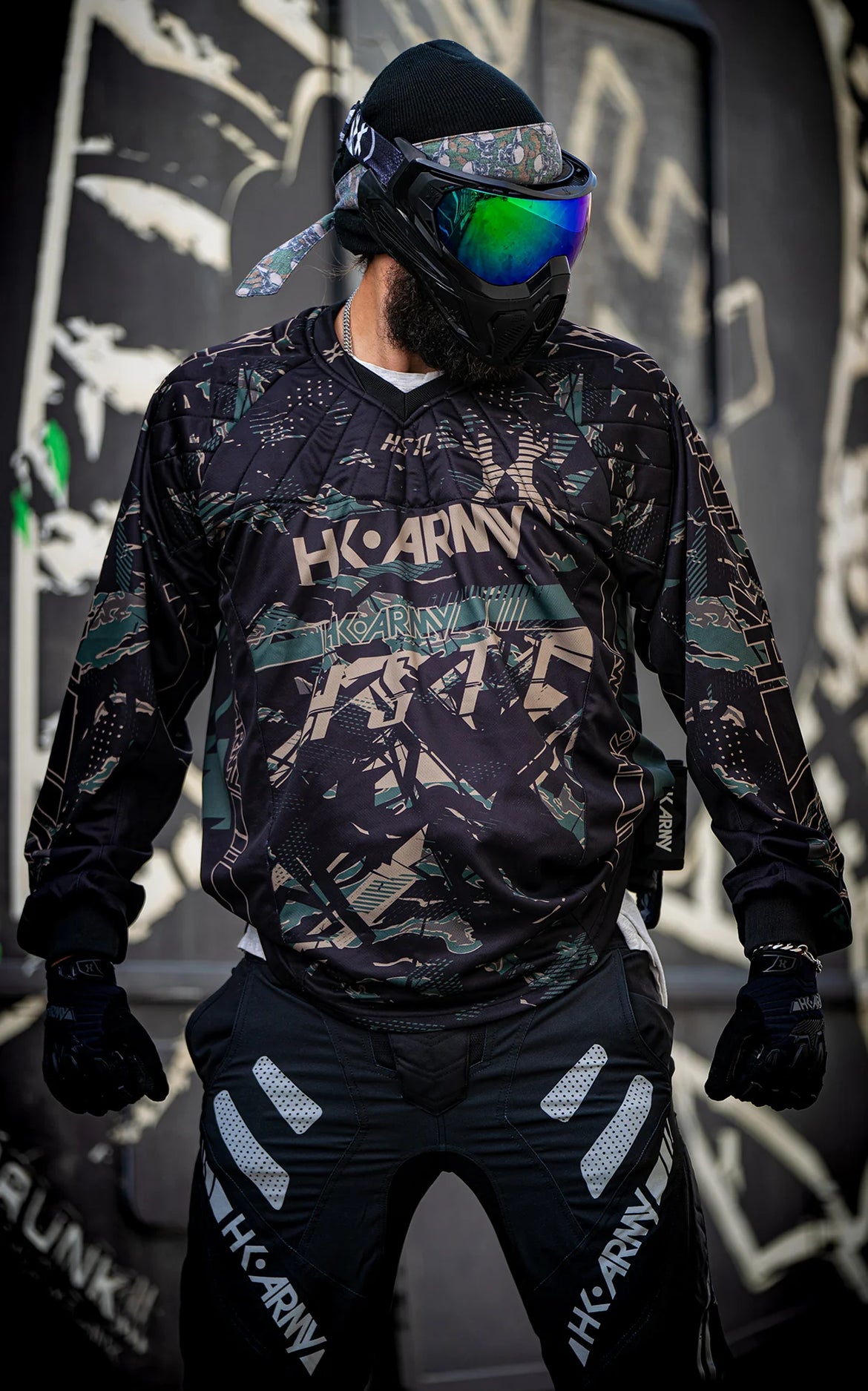 HK Army high quality HSTL Line Paintball Jersey Charcoal Black/Grey XL