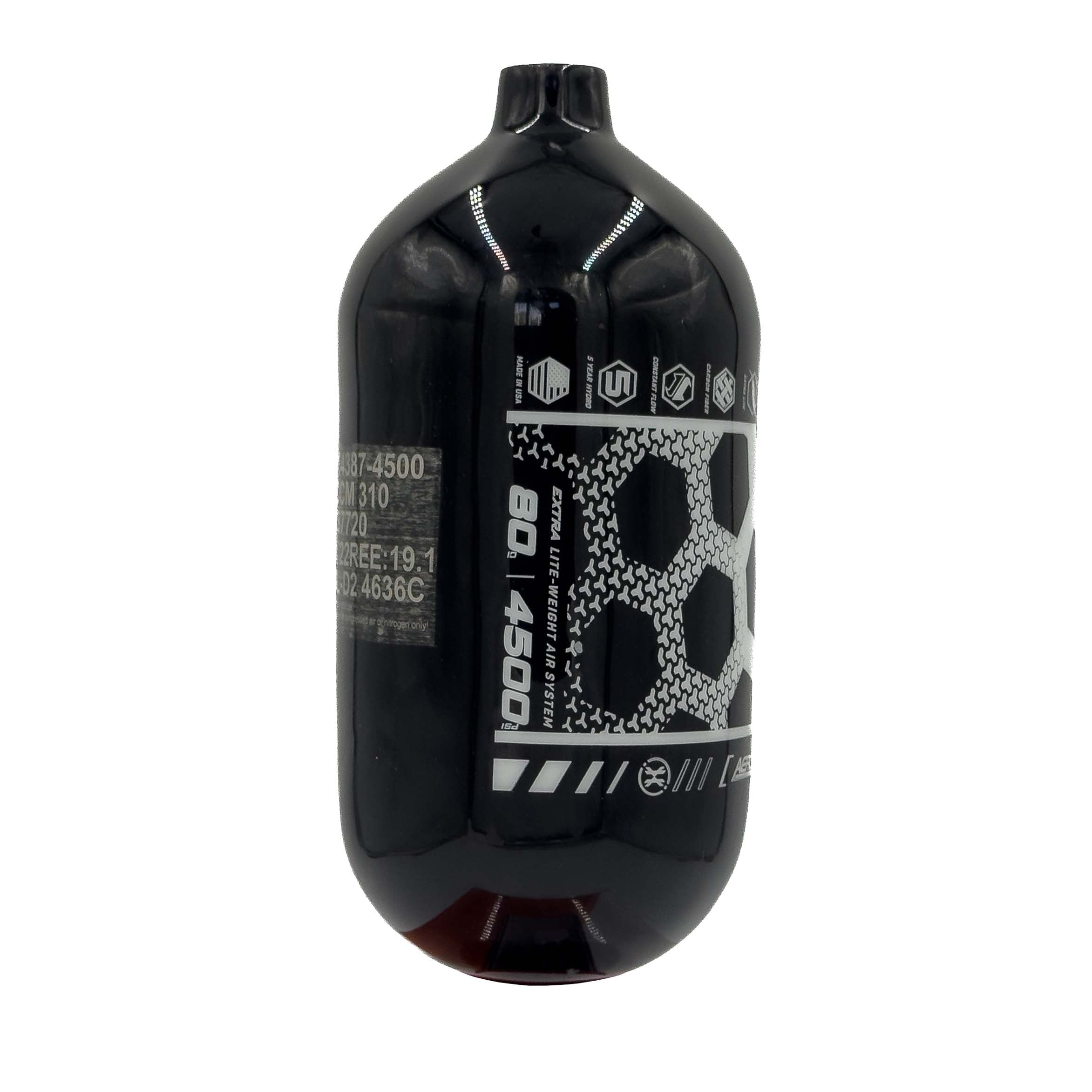 Used HK Army Aerolite 80/4500 Tank - Rush Black/White