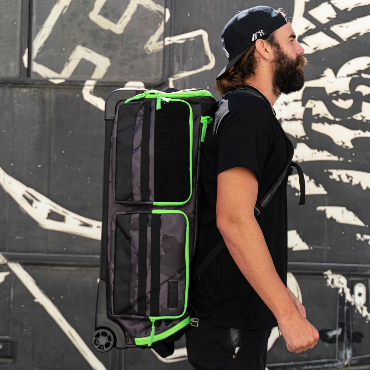 Expand 75L - Roller Gear Bag - Shroud Black/Green