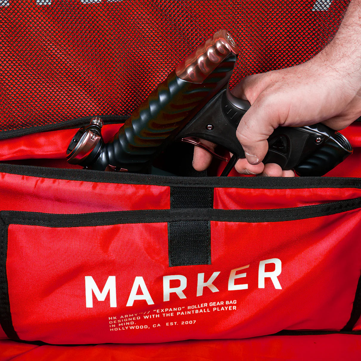 Expand 75L - Roller Gear Bag - Shroud Black/Red