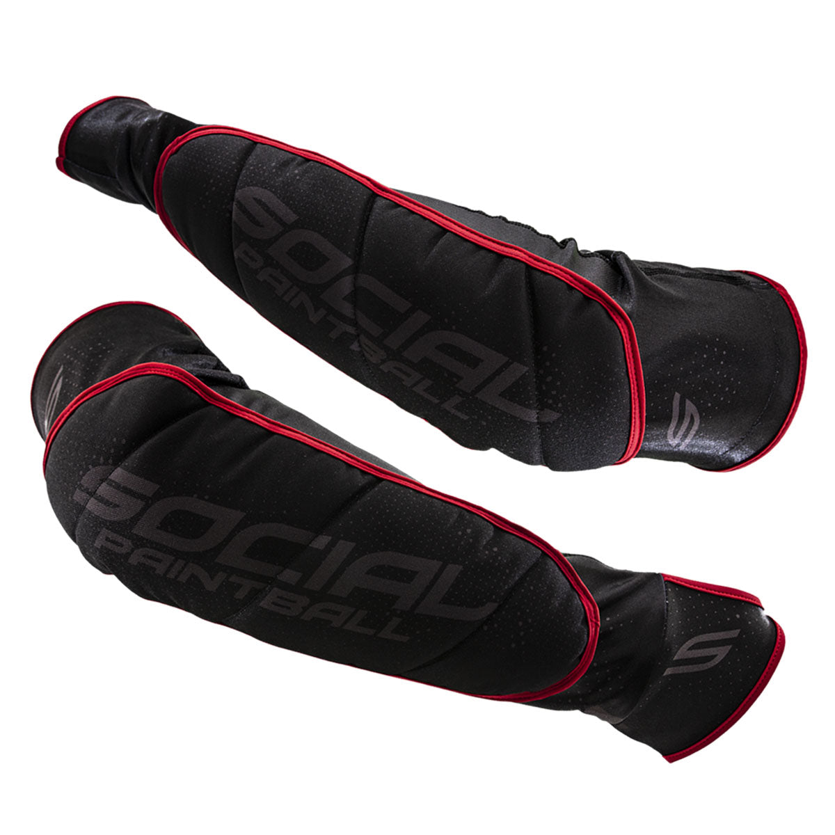 SMPL Elbow Pads, Black Red