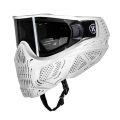 HSTL SKULL GOGGLE "GHOST" - WHITE W/ SMOKE LENS