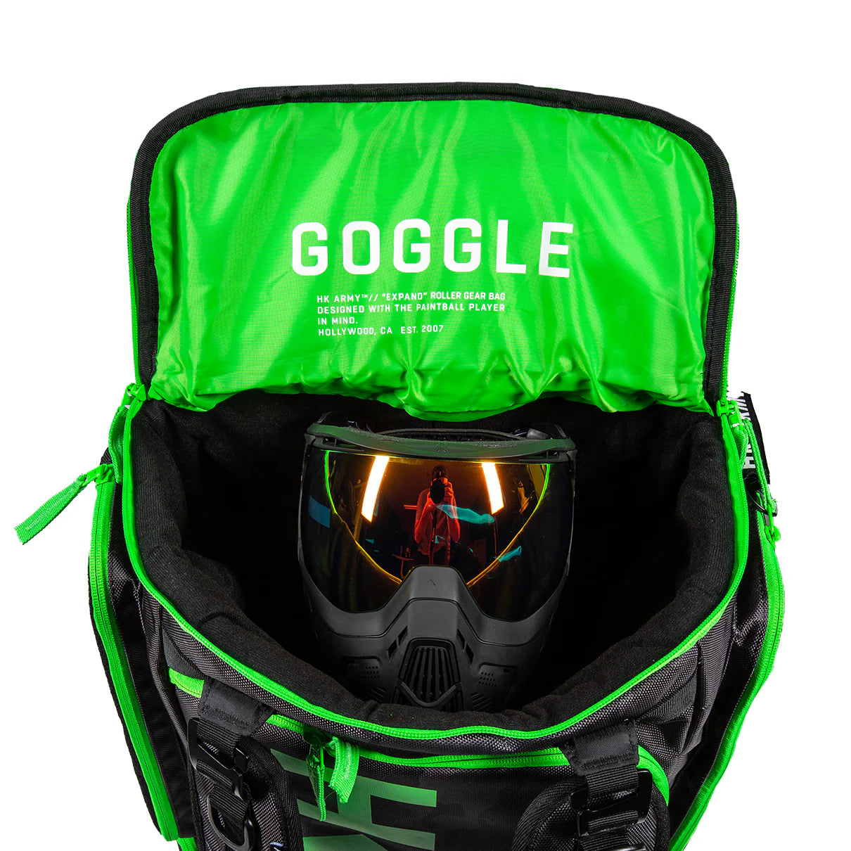 Expand 75L - Roller Gear Bag - Shroud Black/Green