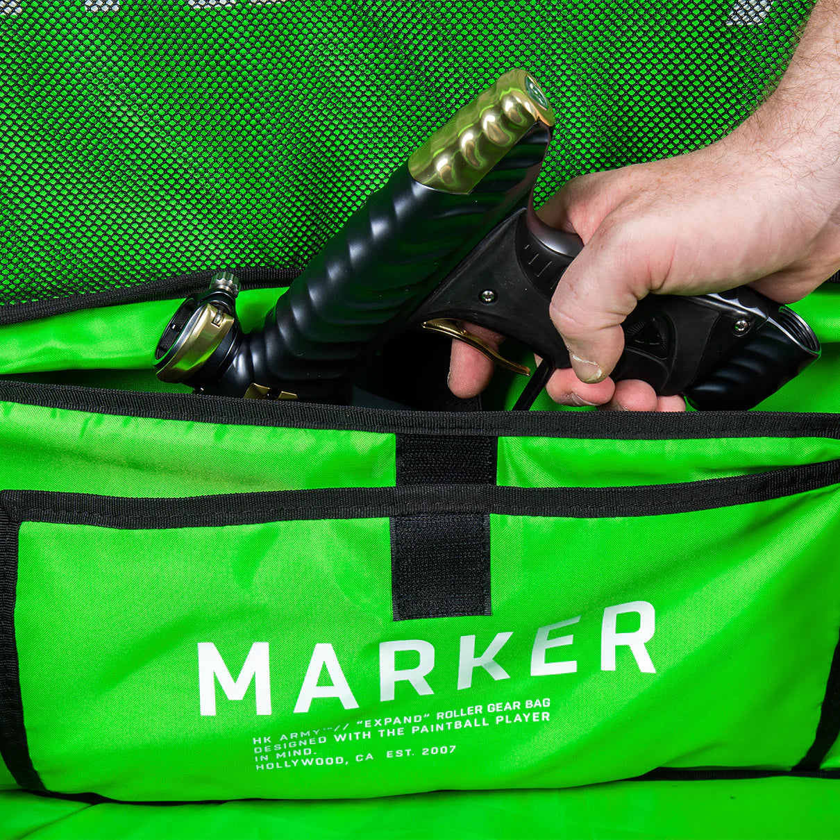 Expand 75L - Roller Gear Bag - Shroud Black/Green